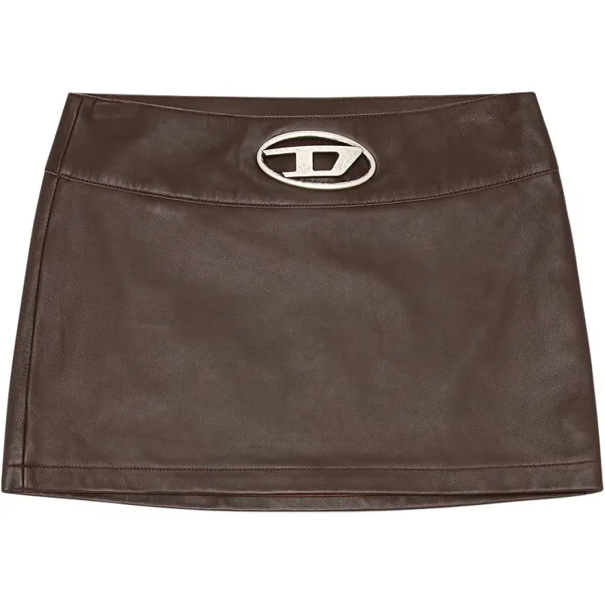 DIESEL L Dixy Logo Plaque Mini Skirt