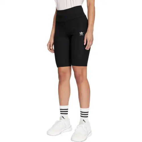 Adidas Women's Essentials Rib Short Leggings Black
