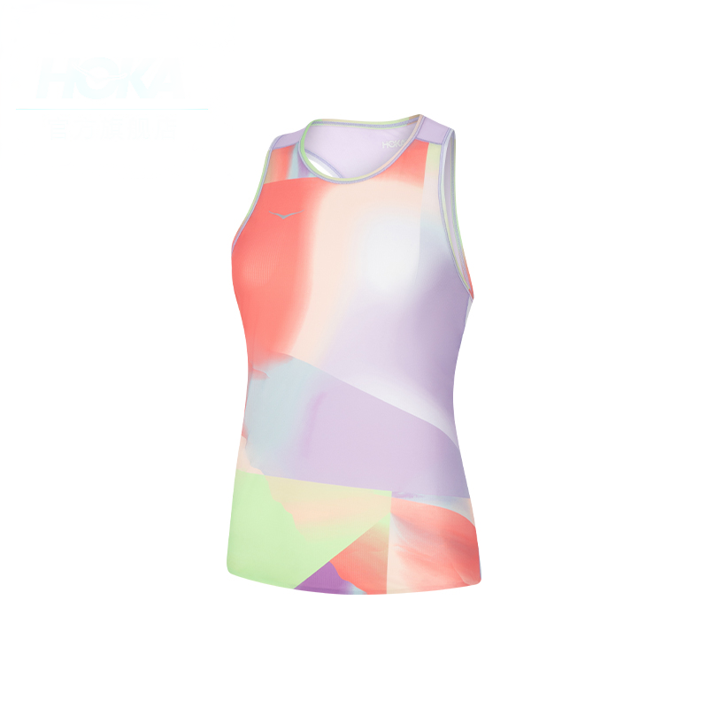 HOKA ONE ONE Sport Vests Women’s Grapefruit Print