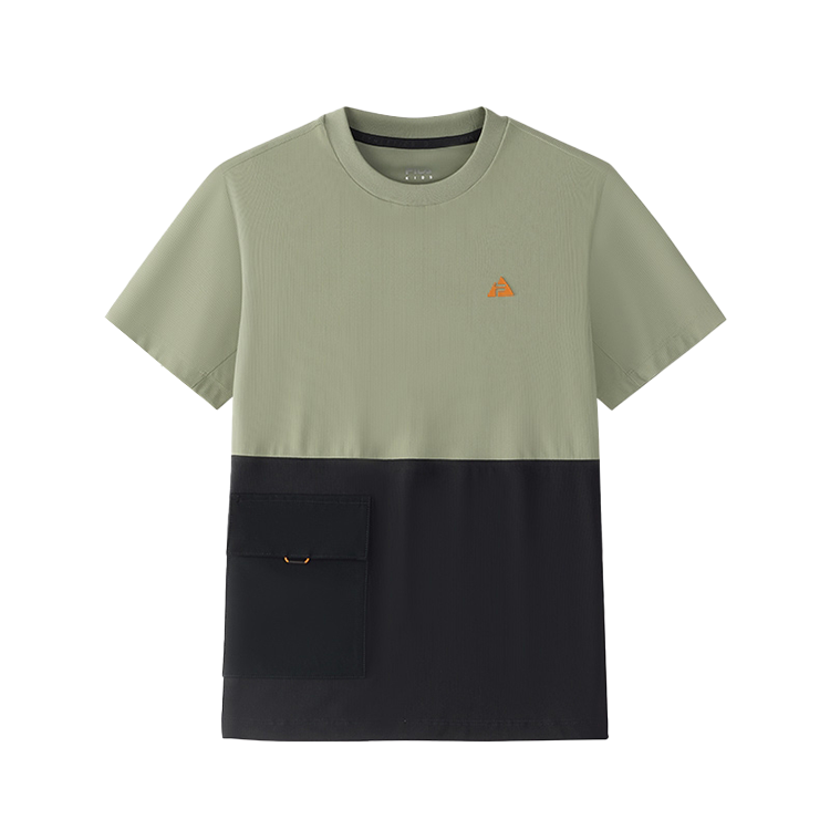 Мужская футболка Fila (серо-зеленая)