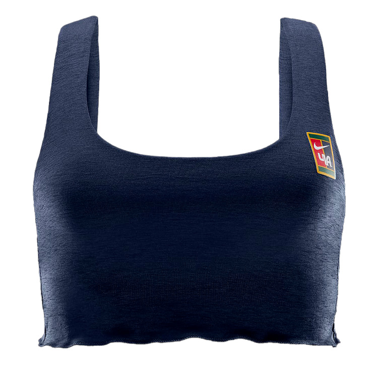 Nike x Yoon logo-patch cropped bra