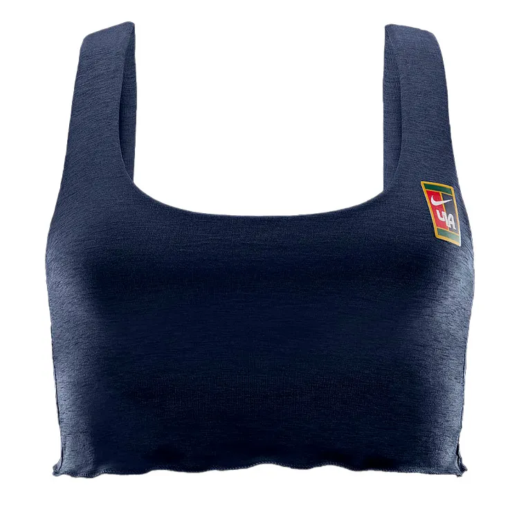Nike x Yoon logo-patch cropped bra