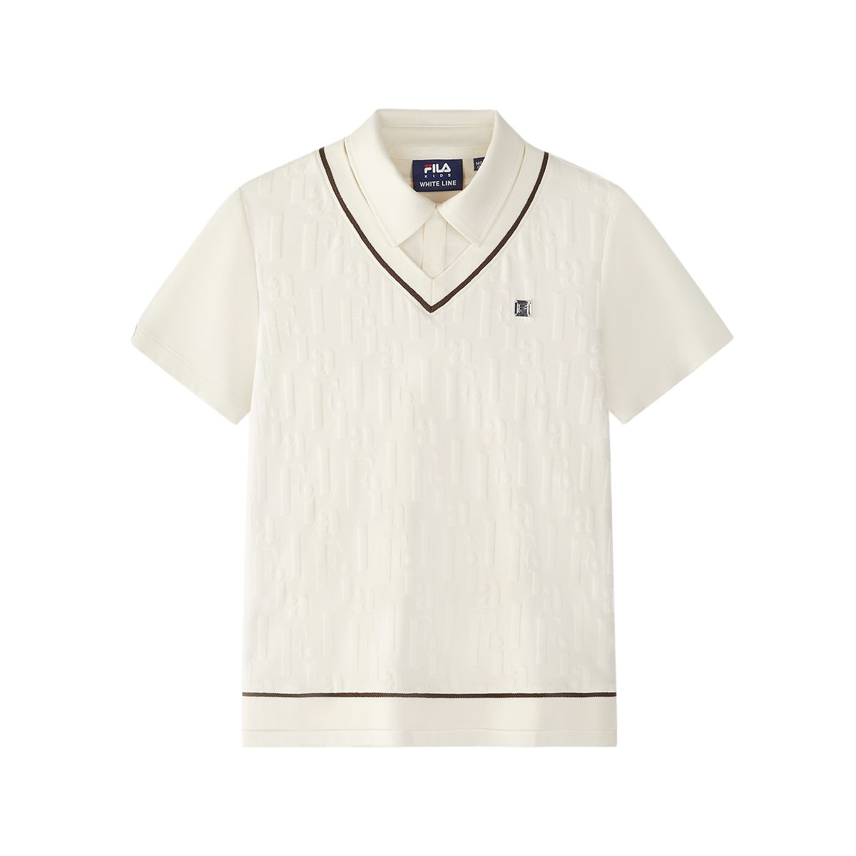 Мужская футболка Fila WHITE LINE (молочно-белая)