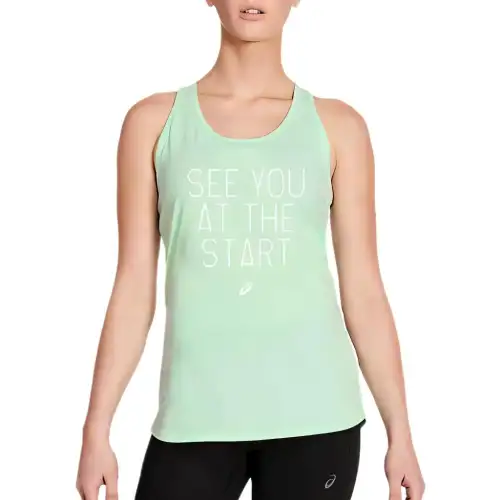 Asics Sport Vests Women's Light Gray Green
