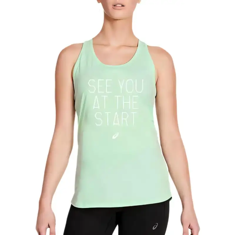 Asics Sport Vests Women's Light Gray Green
