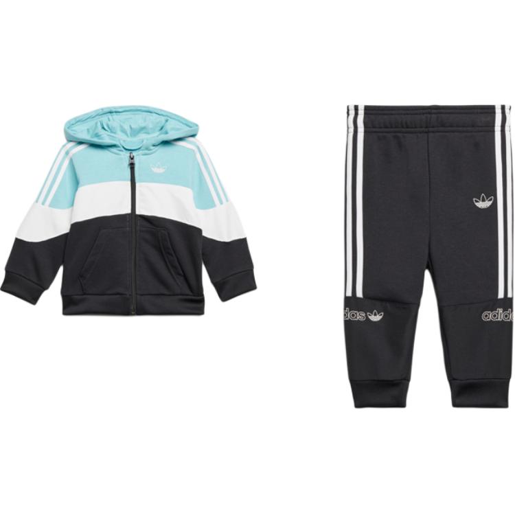 Детский костюм adidas originals (сине-белый)