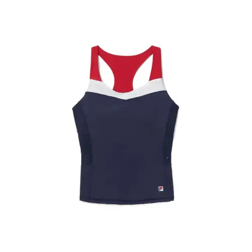 FILA Essentials Sport Vests Women's Navy Blue 410