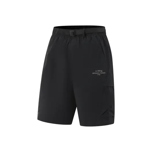 Li Ning Fitness Series Sports Shorts Women's Black