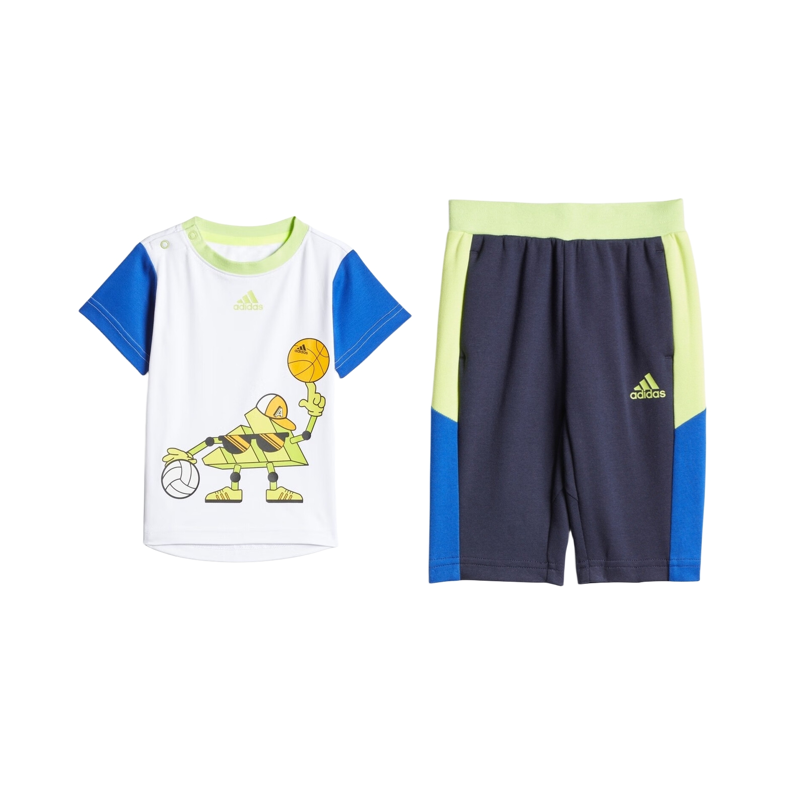 Костюм adidas (ярко-желтый)
