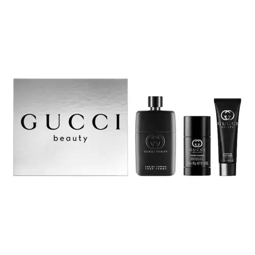 GUCCI Gucci, perfume, antiperspirant, shower gel, gift box, wooden set, woody notes