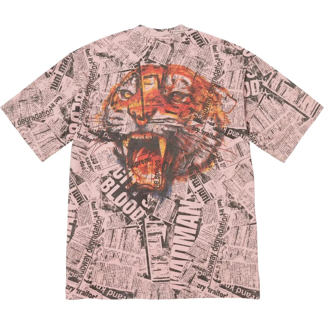 Supreme Newspaper S/S Top