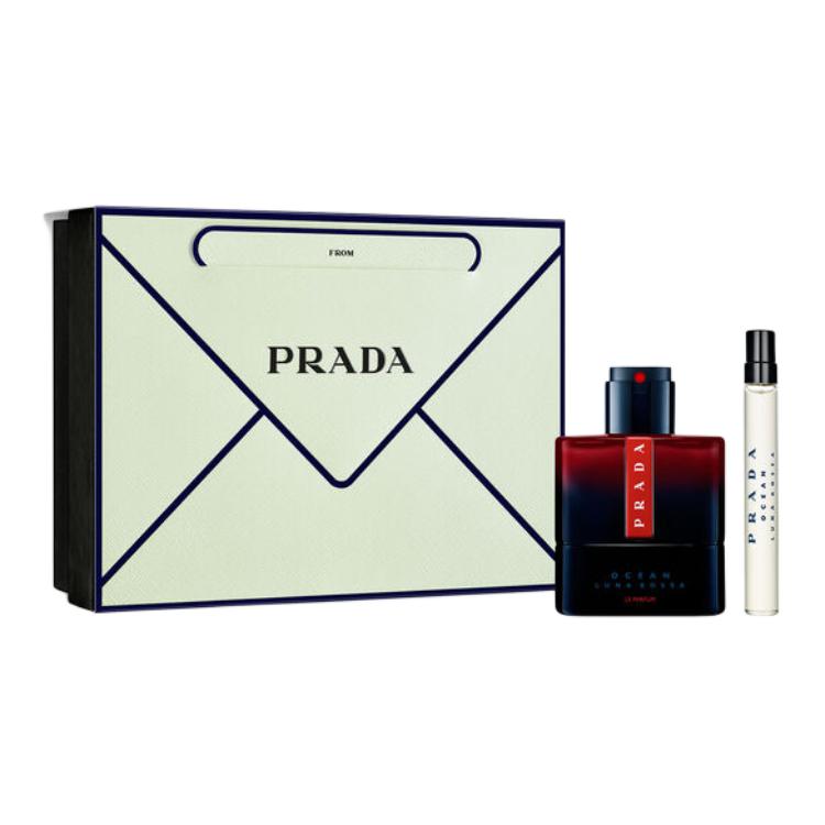 PRADA Red Issue Ocean Men's Perfumes Woody Parfum 50ml+10ml Lemon Saffron