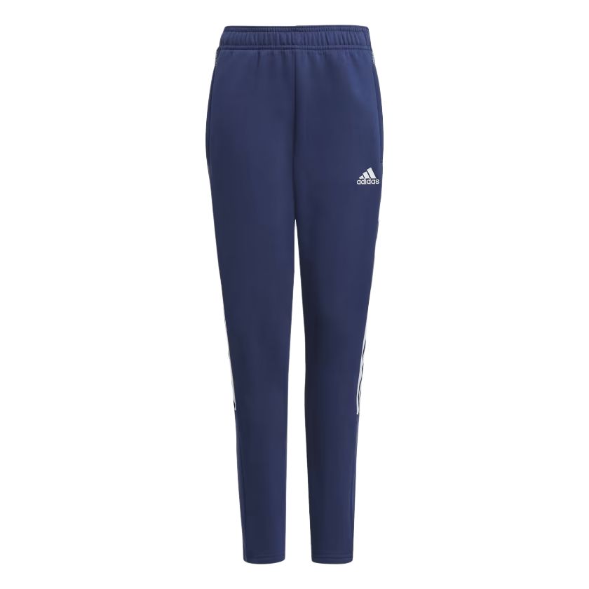Adidas, soft comfortable knitted navy trousers, for teenagers