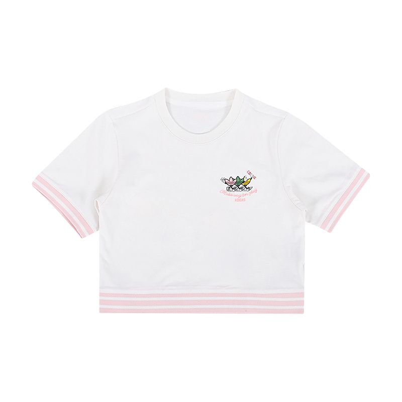 Женская футболка adidas (белая)