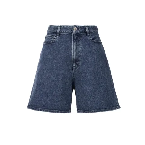 Onitsuka Tiger Denim Shorts Women's Blue