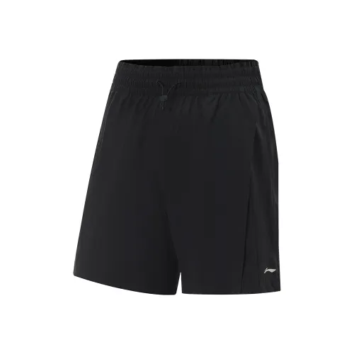 Li Ning Fitness Series Sports Shorts Women's Black