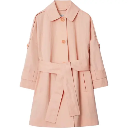 Burberry Trench Coat Apricot Pink Kids'