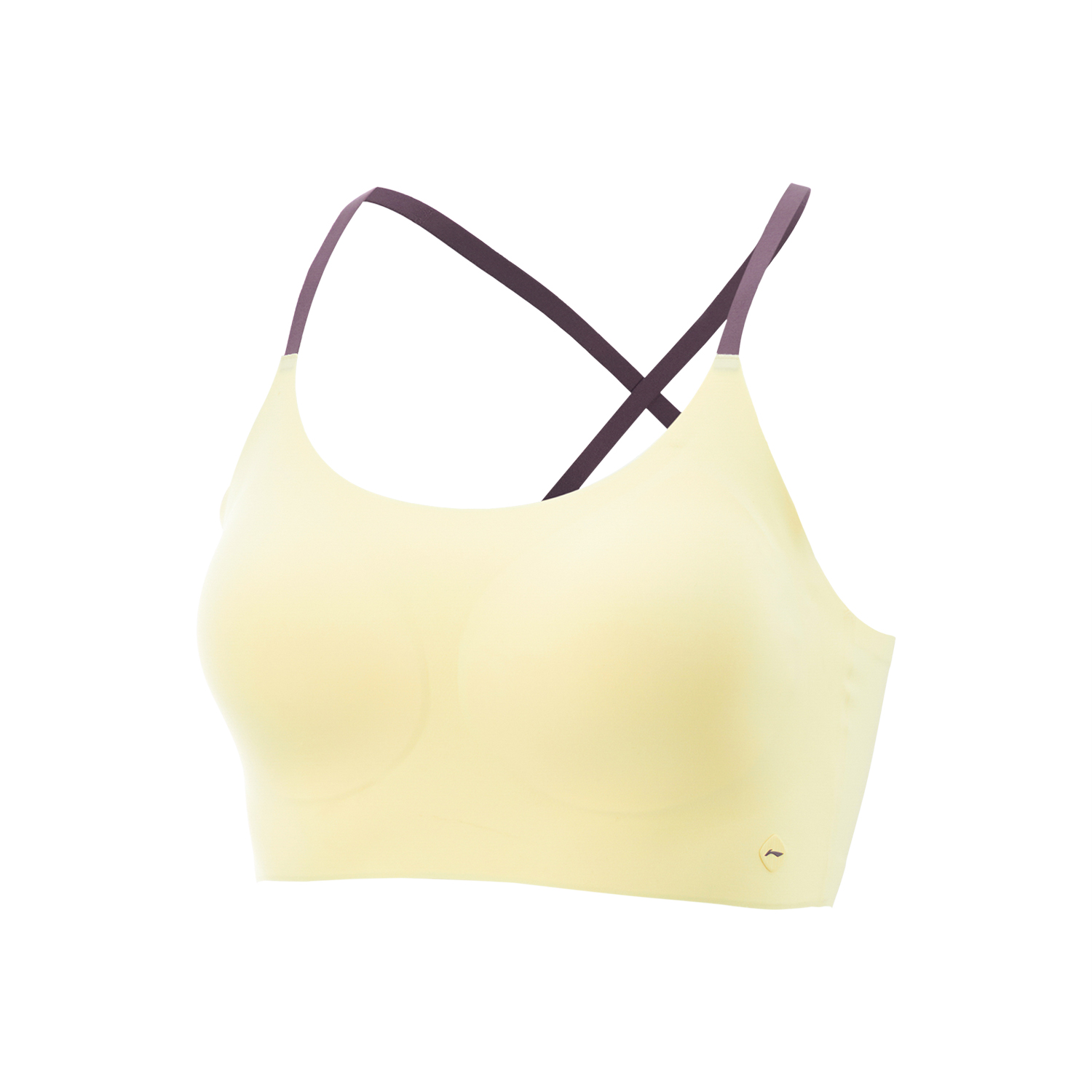 Li Ning Fitness Series Sports Underwear Women’s Tender Light Yellow