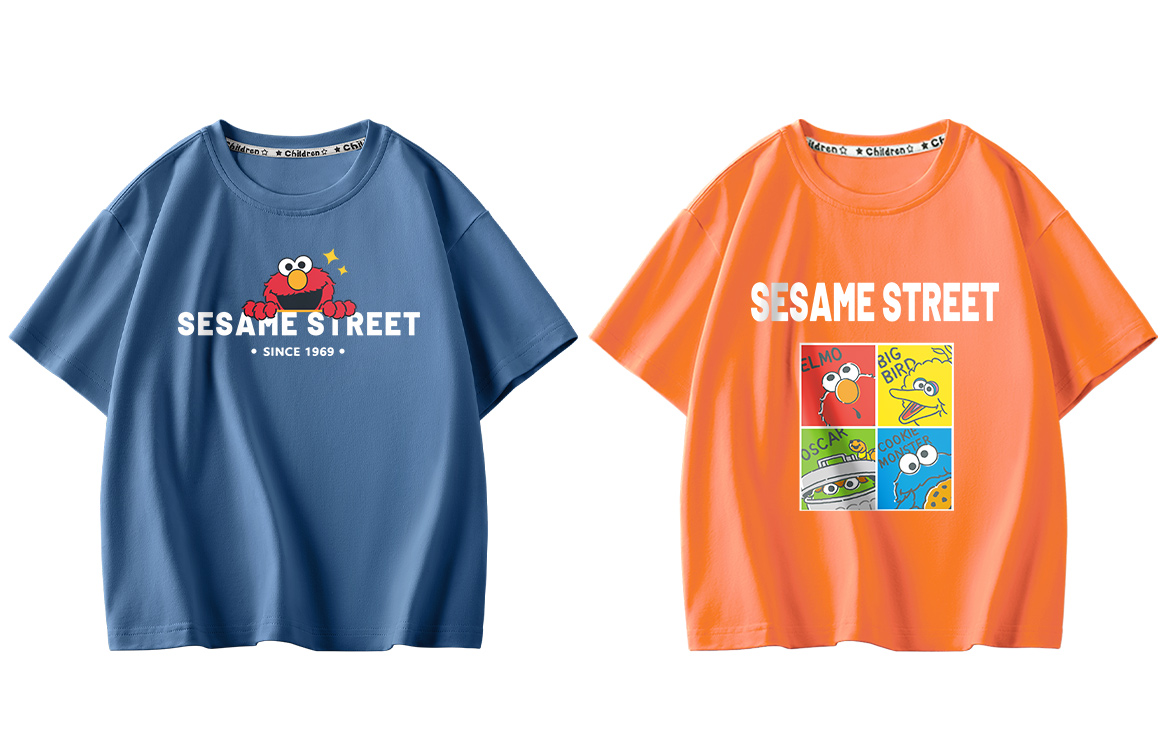 Детская футболка SESAME STREETT 2 (разноцветный) — фото 5
