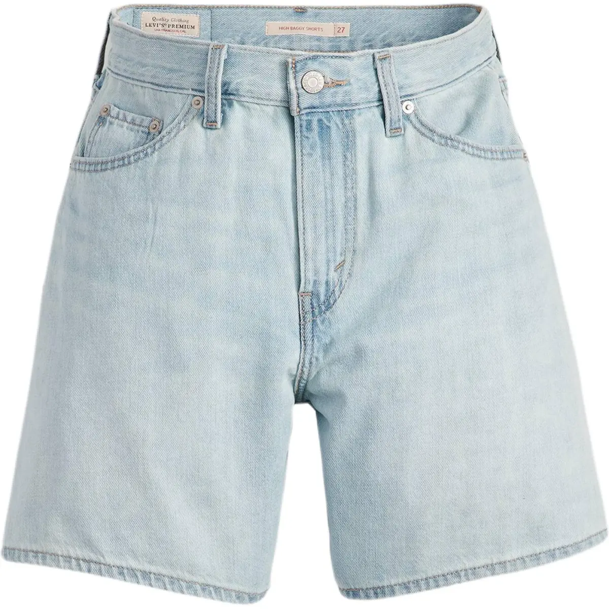Levi's Linen+Denim Shorts Women's Blue