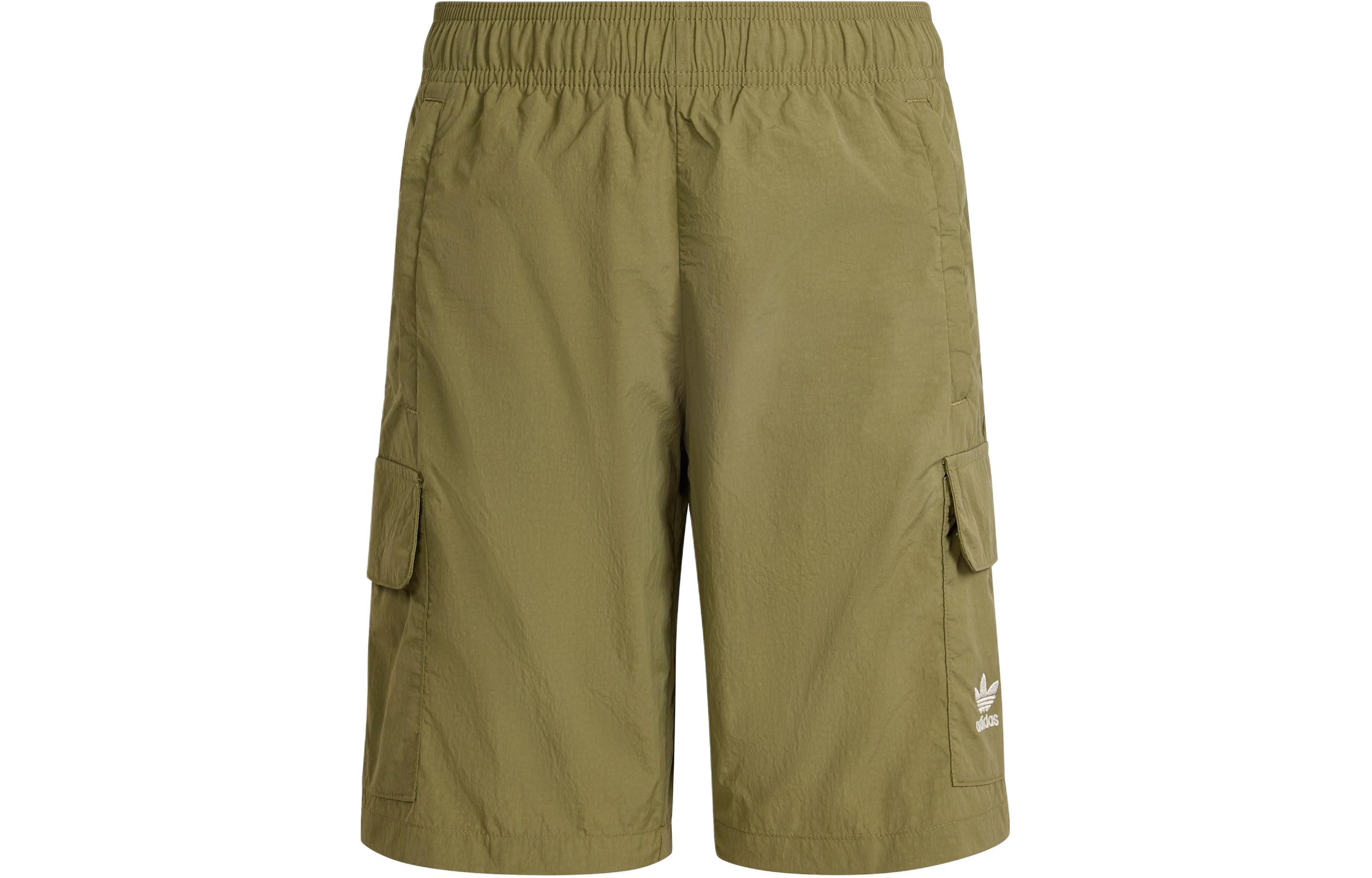 Мужские шорты adidas adicolor Cargo Shorts (оливковые)