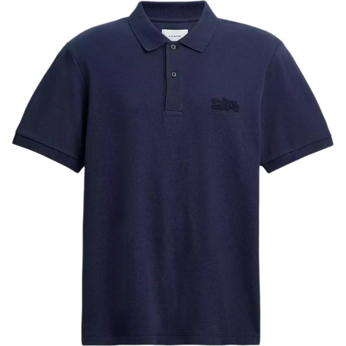 COACH Polo Shirt Men's Navy Blue