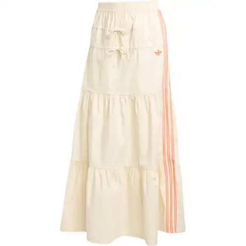 Adidas Originals Casual Long Skirt Women's Magic White