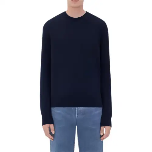 Bottega Veneta Intrecciato Leather Patch Jumper