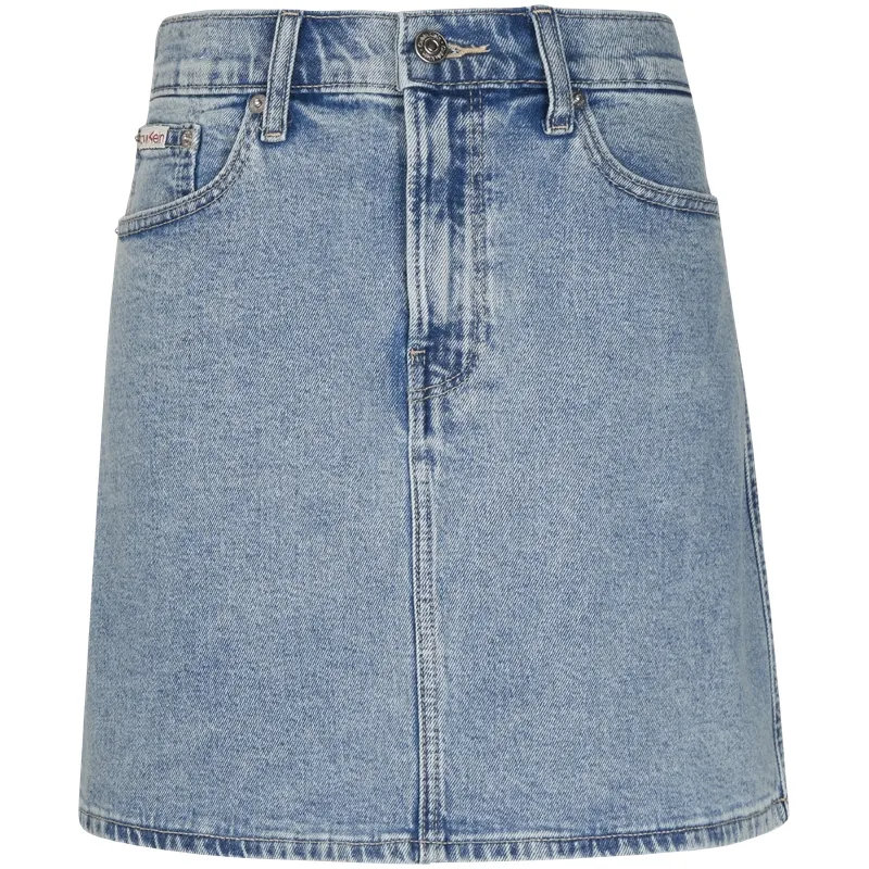 CALVIN KLEIN Denim Short Skirts Women's