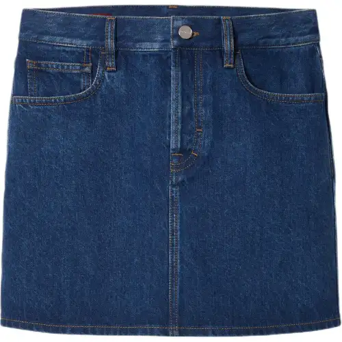 GUCCI Thigh Length Denim Mini Skirt