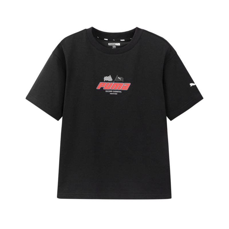 Детская футболка PUMA Sportstyle SS25 (черная)