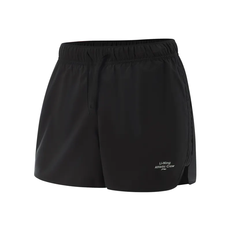Li Ning Fitness Series Sports Shorts Women's Black