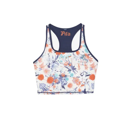 FILA Tank Top Women's All Over Print Marine Blue 410