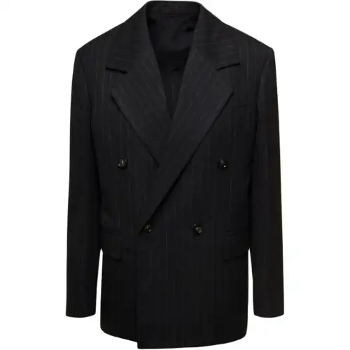 Bottega Veneta Pinstripe Shirt Jacket