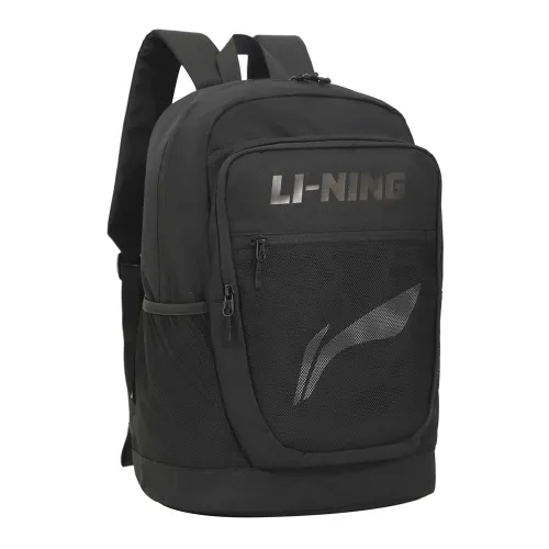 Li Ning Polyester Backpack Regular Unisex Black