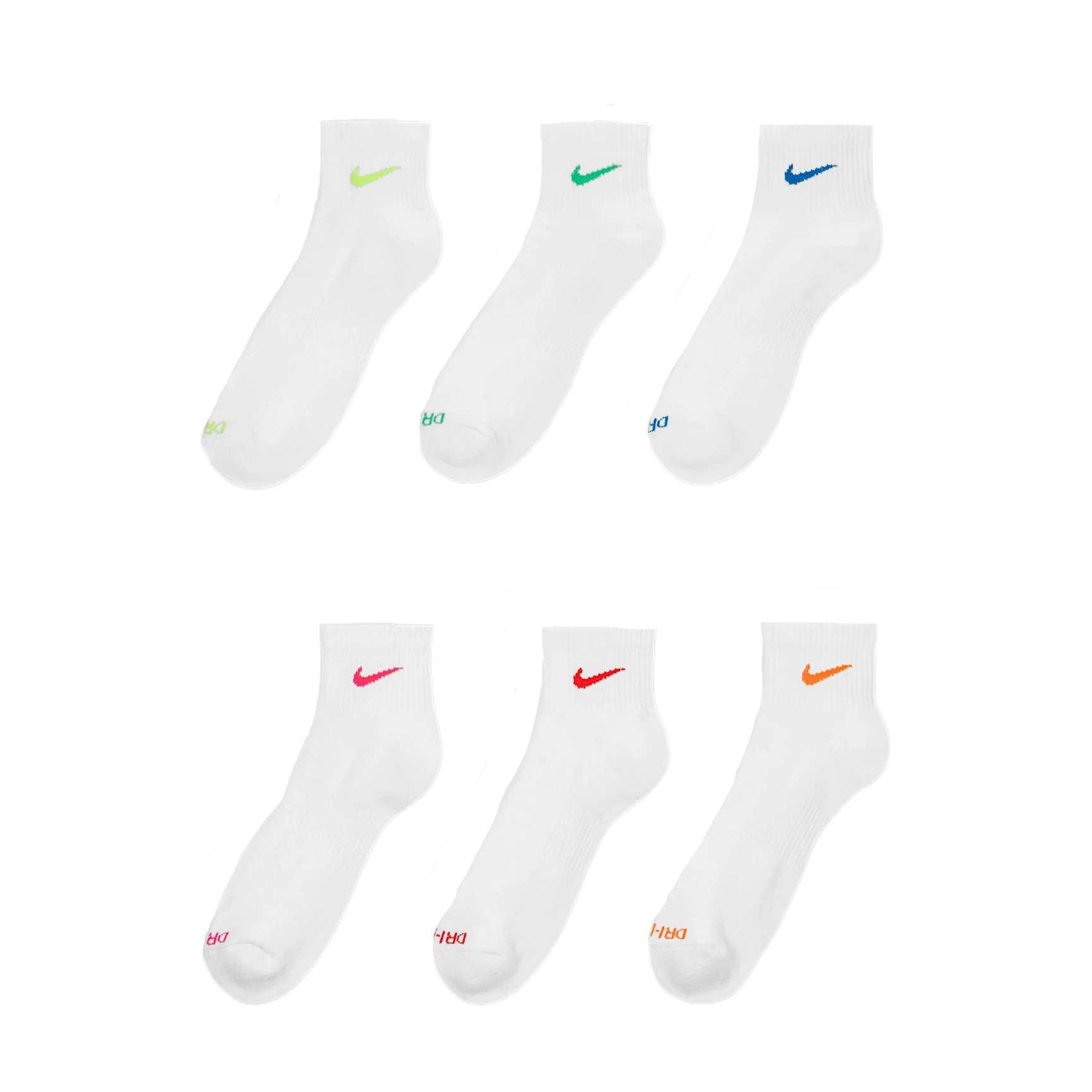 Носки Nike Dri-Fit SS25 Everyday Plus (разноцветные)