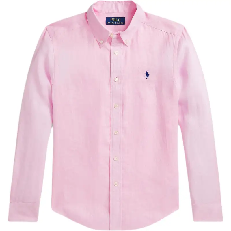 Polo Ralph Lauren Children's fuchsia shirt, children's clothing, with embroidery