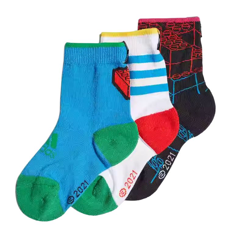 Детские носки adidas Socks 3-Pack (разноцветные)
