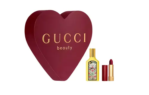 GUCCI Gucci, perfume, lipstick, gift box, velvet set with jasmine, orchid, 50 ml, 3.5g