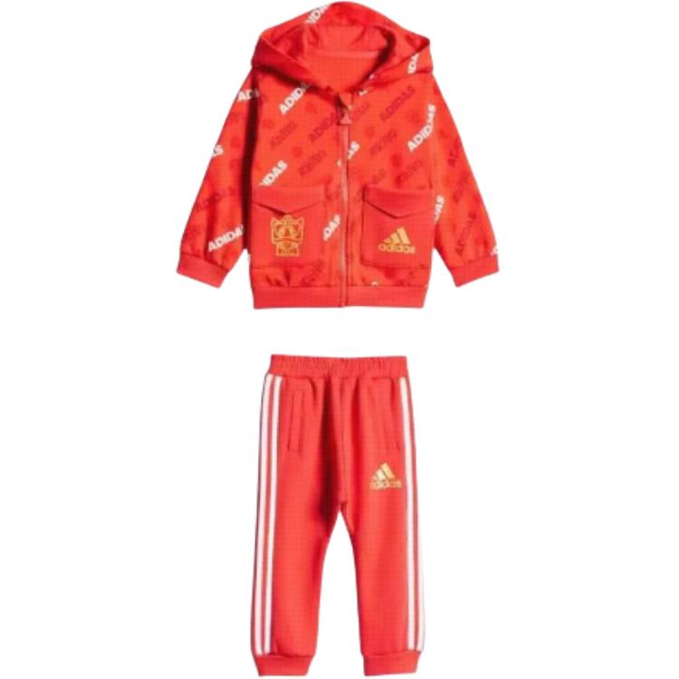Спортивный костюм adidas (красный)