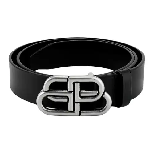 Balenciaga Men's BB Large Belt Black