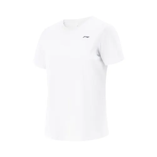 Li Ning Fitness Series T Shirt Women's Standard White