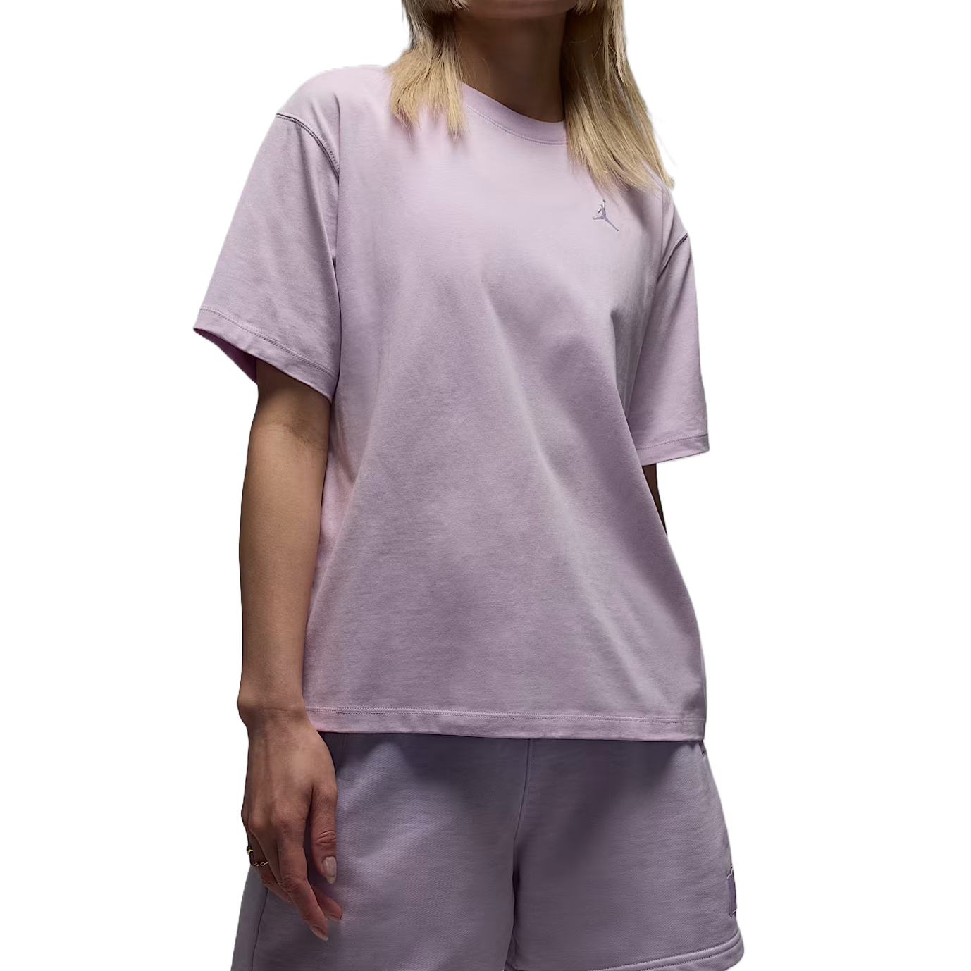 Jordan ESSENTIALS SS25 Drop Shoulder Sleeve T Shirt Women's Light Purple