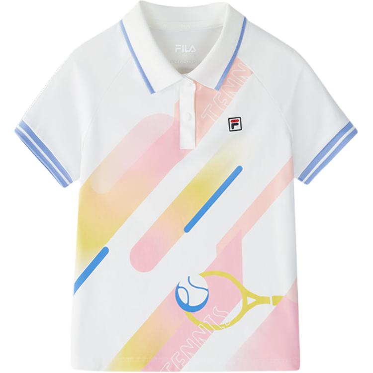 Футболка-поло Fila Kids Polo SS25 PERFORMANCE (белая)