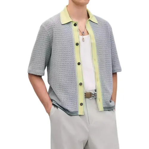 HERMES SS25 Shirt Men's Cloud Gray