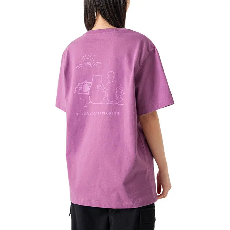 THE NORTH FACE T Shirt Unisex Purple