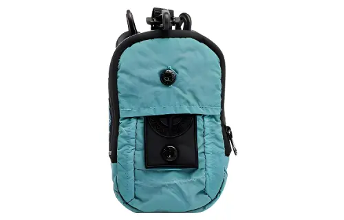 STONE ISLAND Nylon Crossbody Bag Men's Aqua Blue