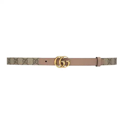 GUCCI Gg Buckle Marmont Thin Belt