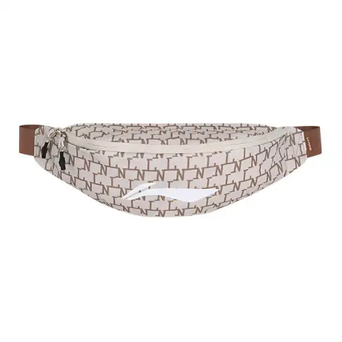 Li Ning Polyester Fanny Pack Regular Unisex Beige/Brown