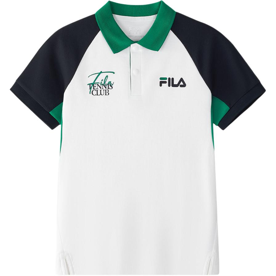 Мужская футболка Fila Kids Поло (белая)